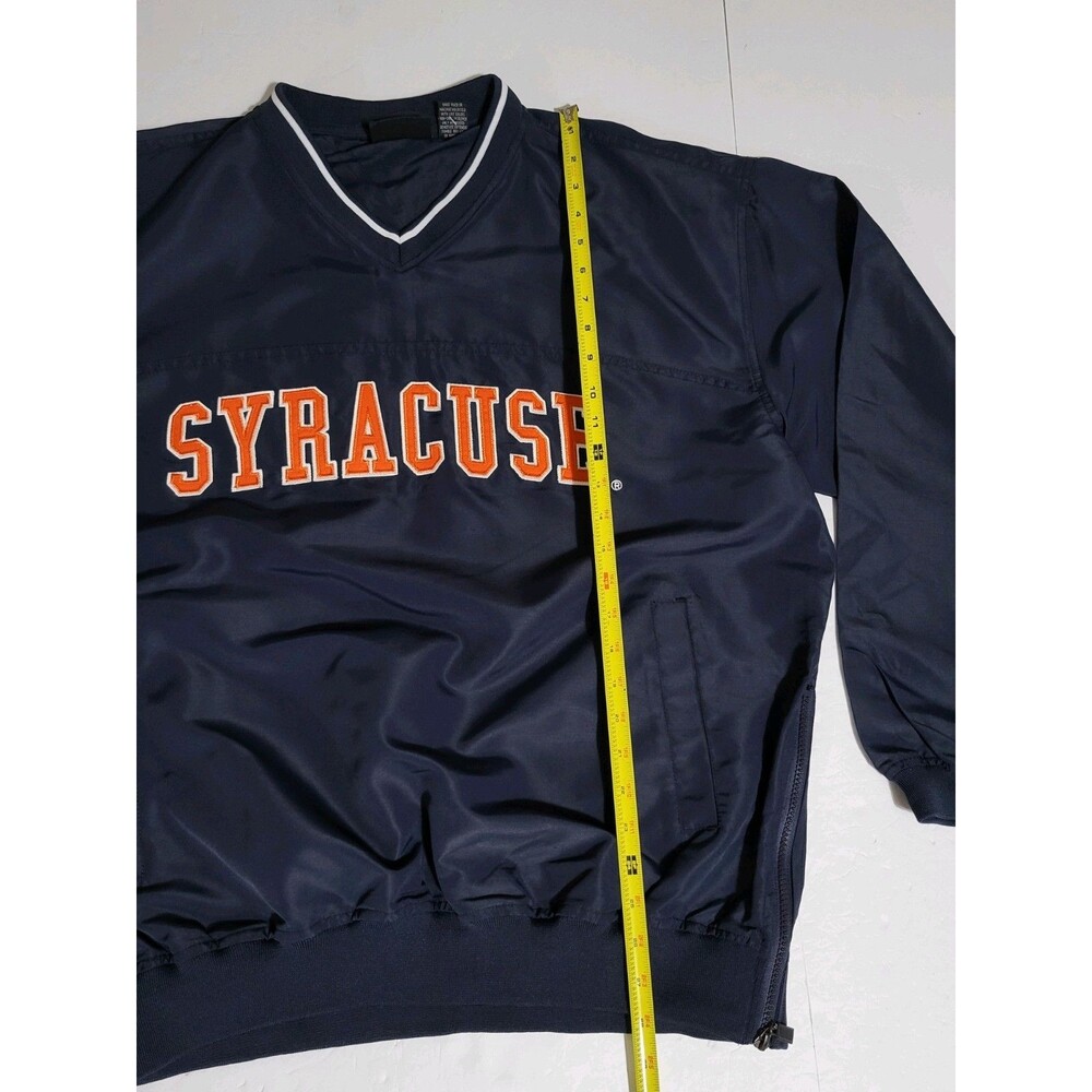 (#6) Syracuse Pullover Jacket Mens Large Blue Windbreaker Size Men's Large - Picture 5 of 8